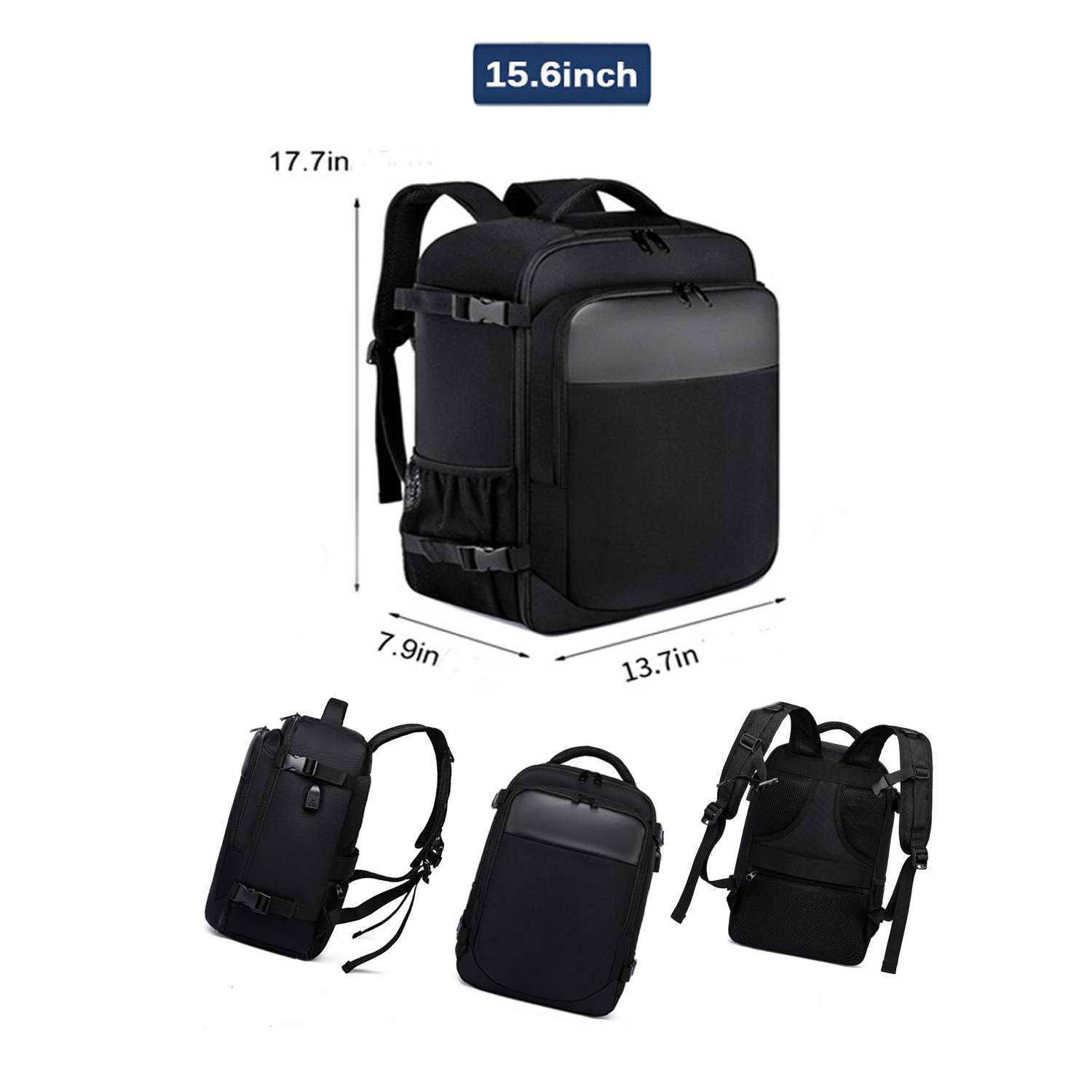 Large Capacity Premium Waterproof Backpack W/ USB Port 2