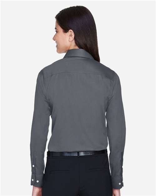 Women's Crown Collection® Solid Stretch Twill Woven Dress Shirt - DG530W 24