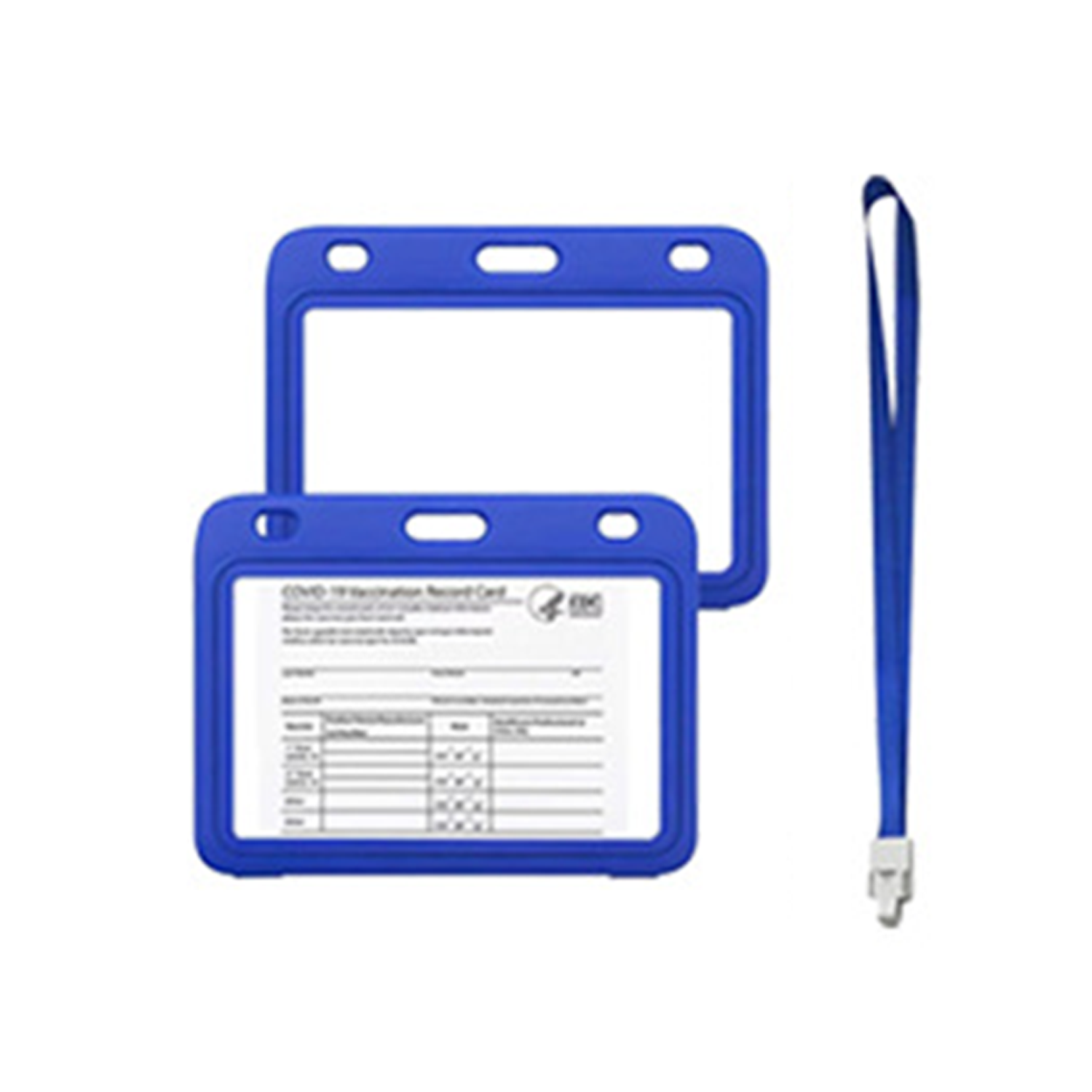 Vaccine Card Holder With Lanyard 2