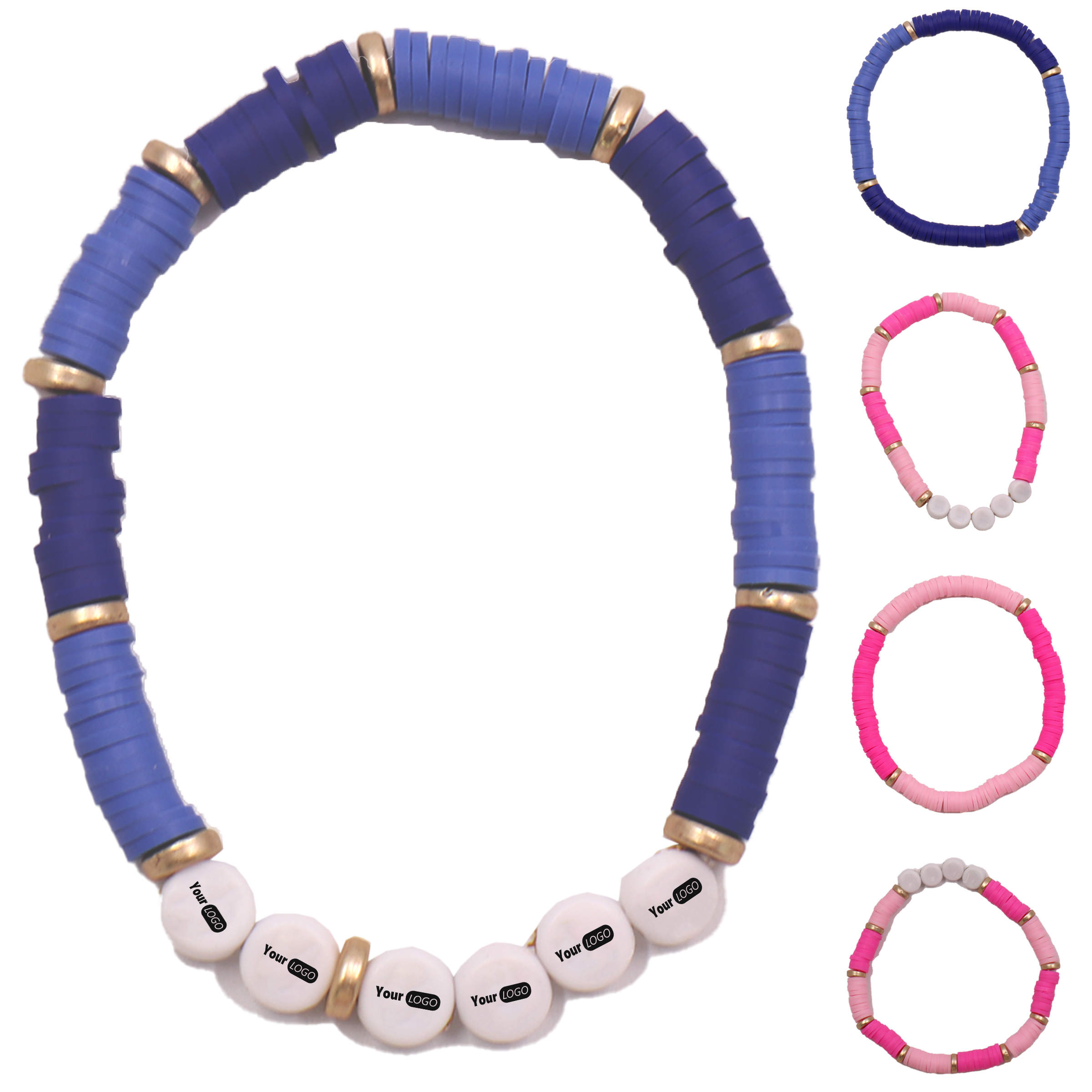 Clay Colored Customizable Bracelet 6