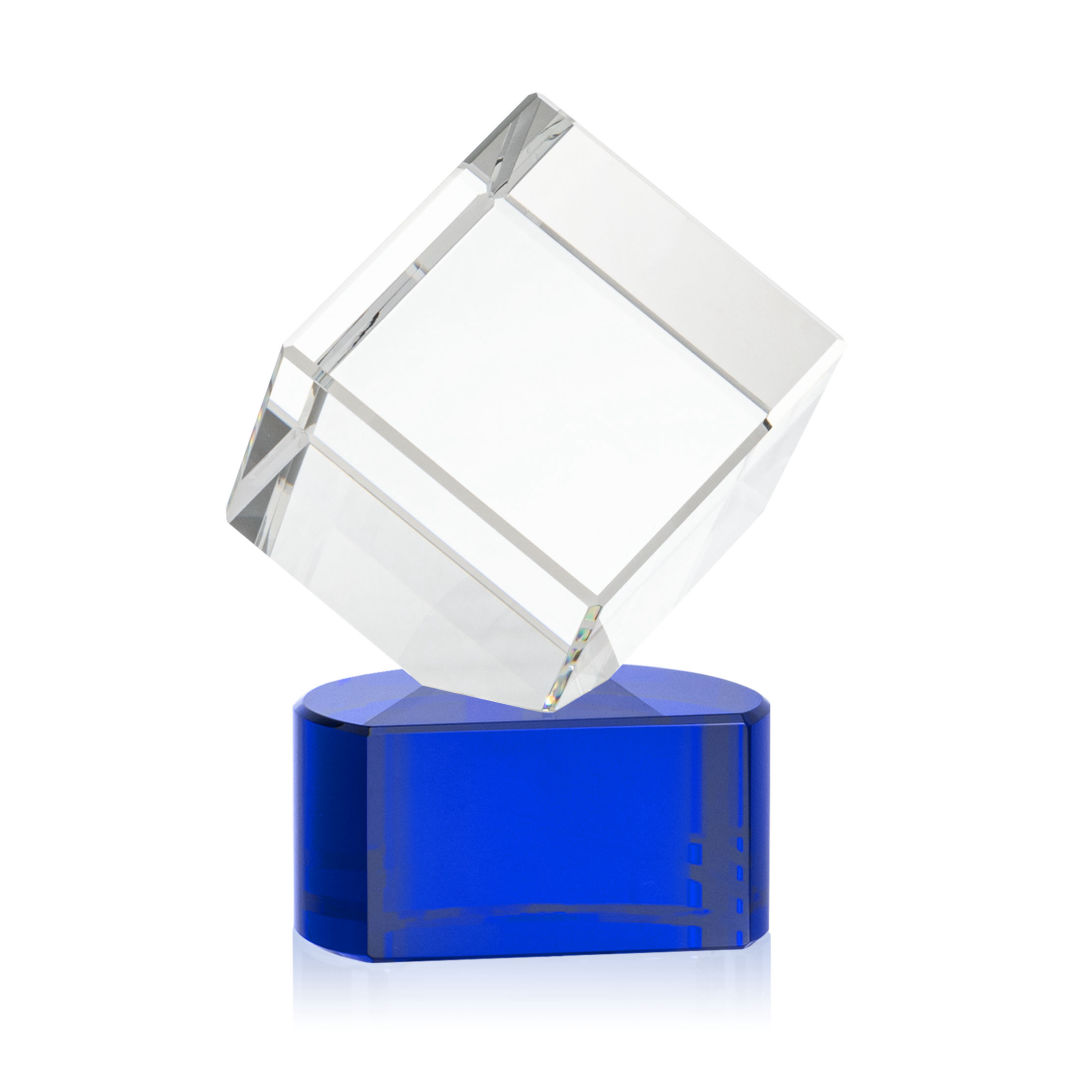 Burrill VividPrint™ Award on Paragon Base - Blue 3