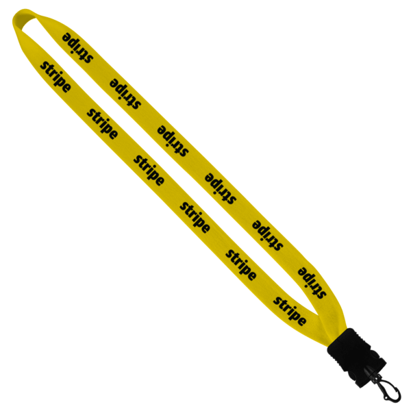 3/4" Cotton Lanyard with Plastic Snap-Buckle Release & Swivel Hook
