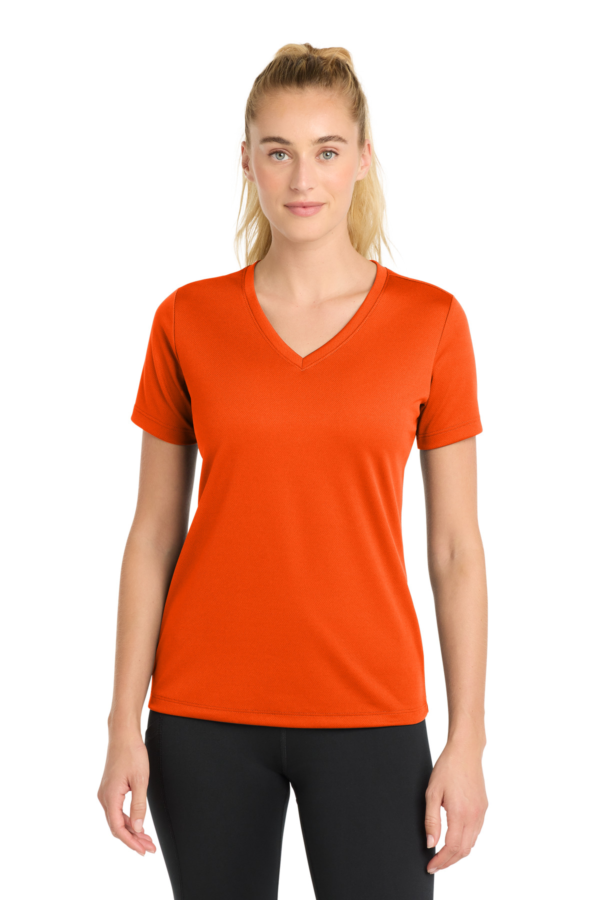 Sport-Tek Women's PosiCharge RacerMesh V-Neck Tee. LST340 50