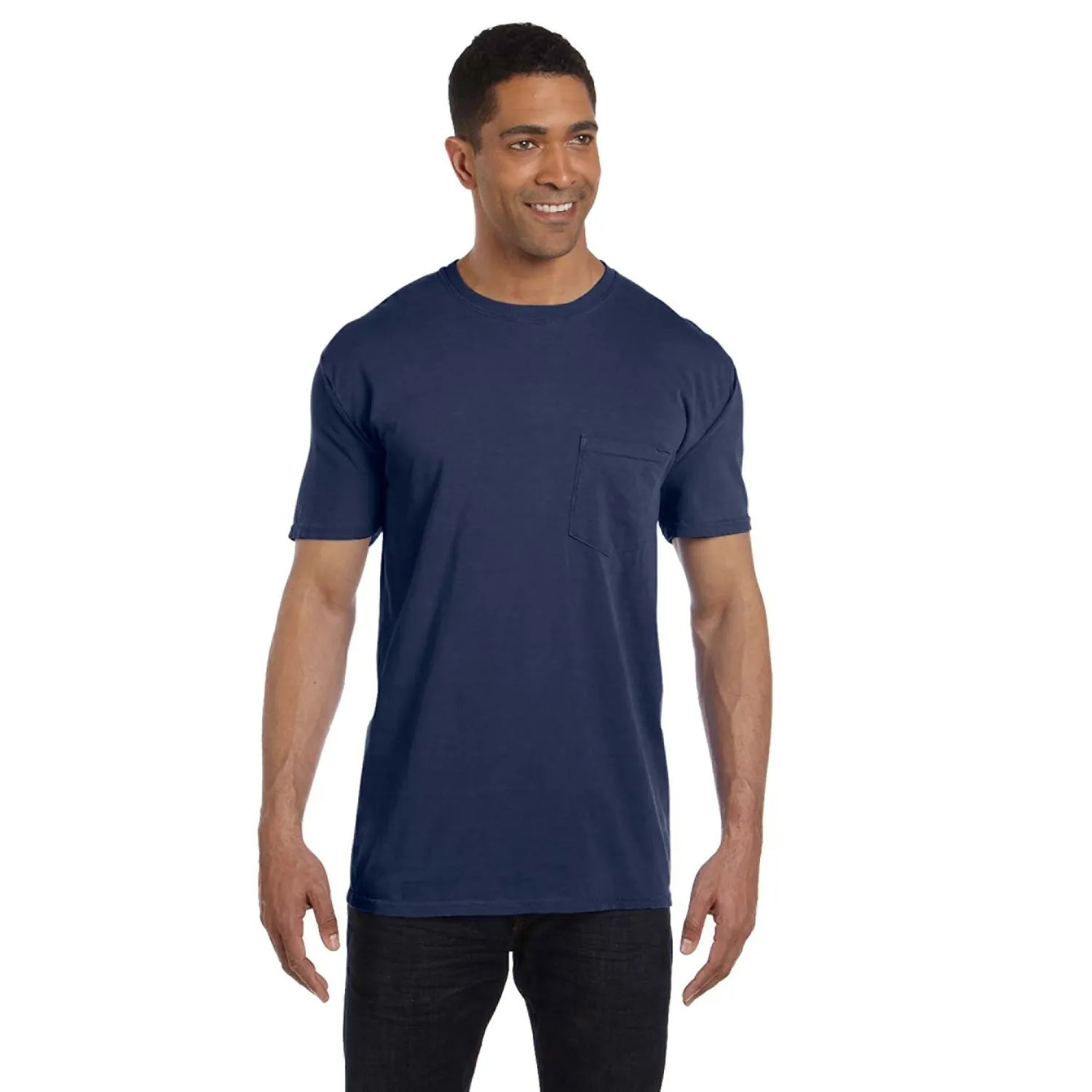 COMFORT COLORS ADULT HEAVYWEIGHT 6.1 OZ. POCKET T-SHIRT 145