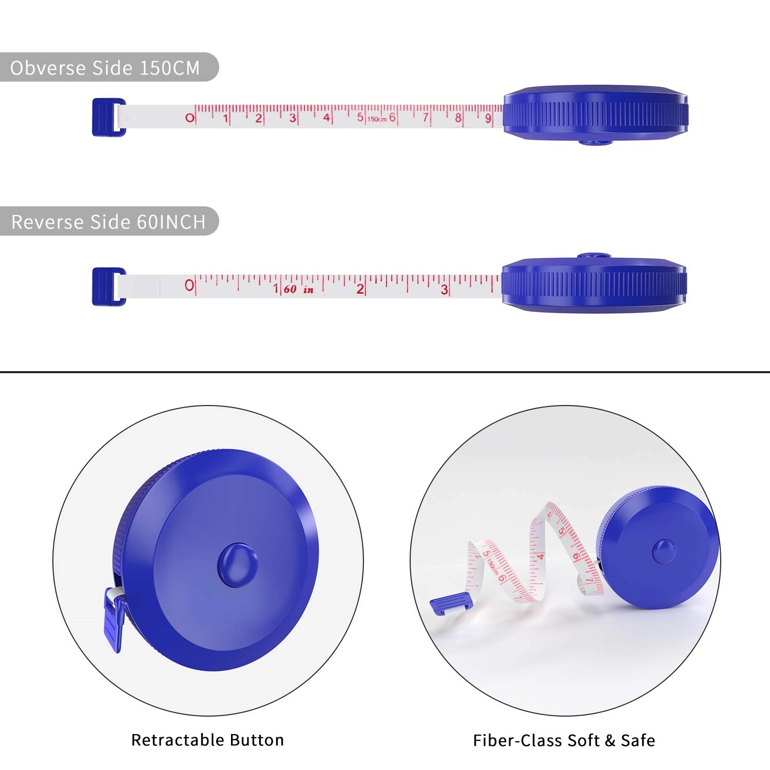 Soft Tape Measure Retractable 3