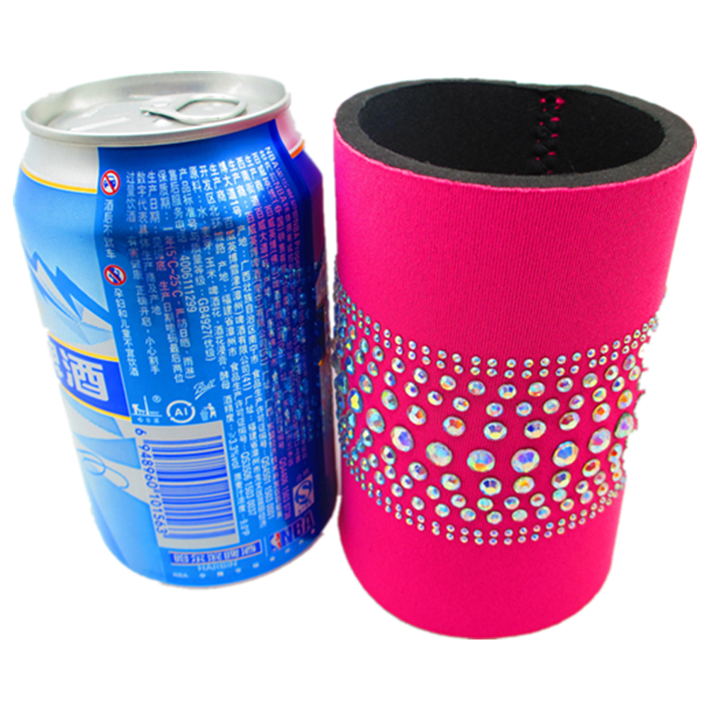 Glitter Neoprene Can Coolie 5