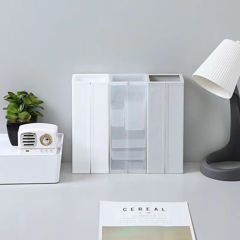 Folding Standing Magnetic Opening Cosmetic Case Desktop Storage Organizer 5