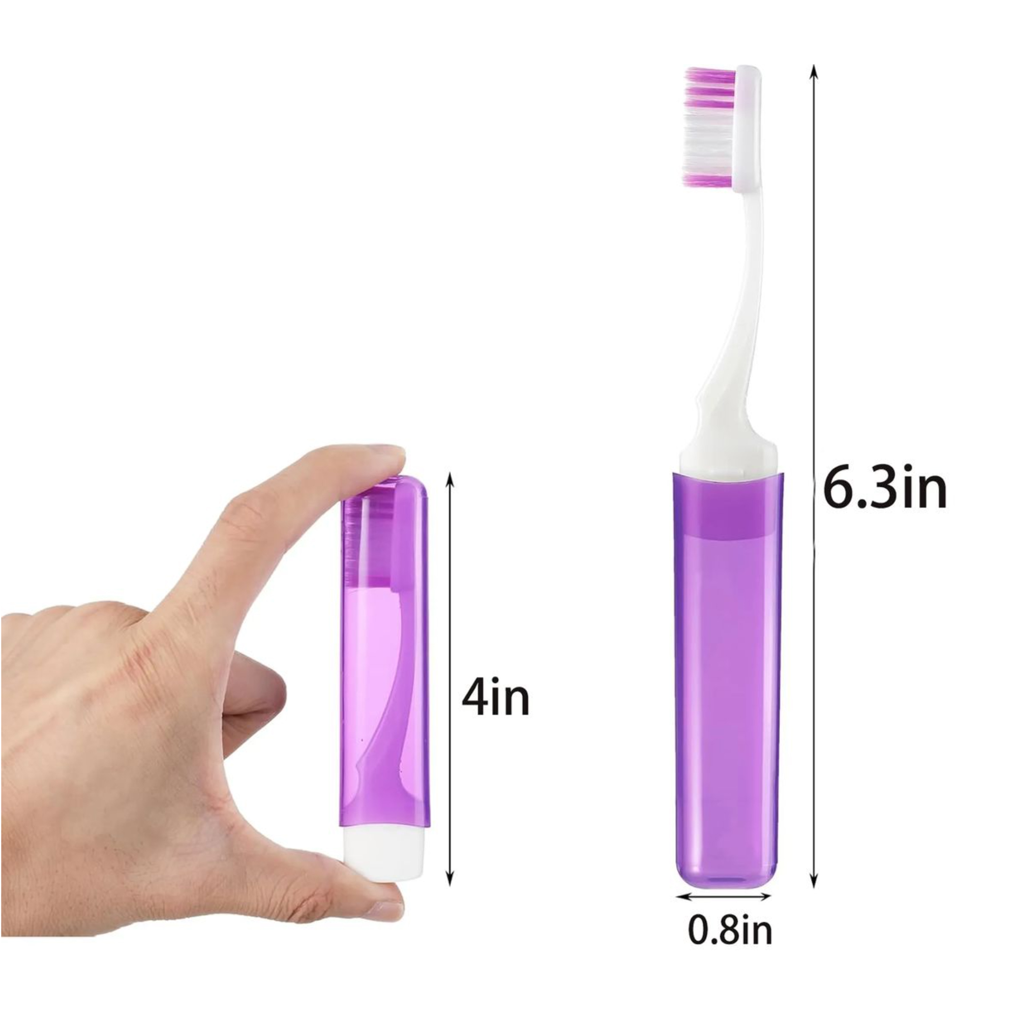 Portable Folding Travel Toothbrush 2
