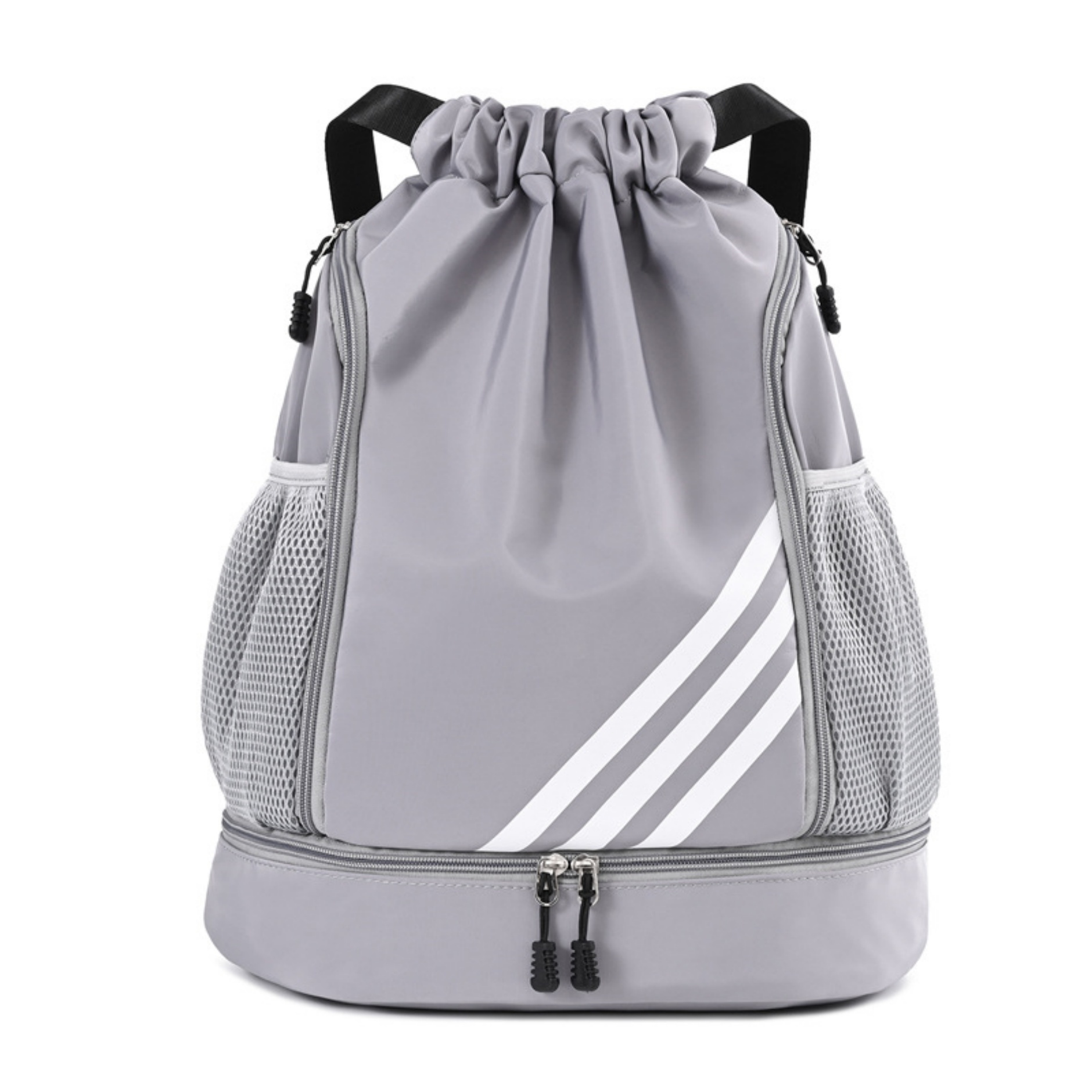 Sports Drawstring Backpack with Shoes Compartment 6