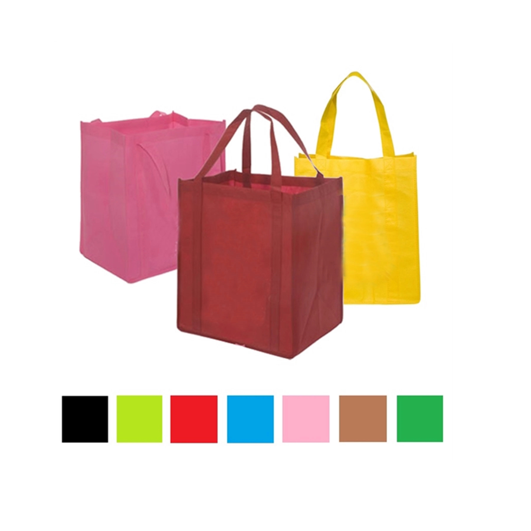 Non Woven Shopper Tote Bag Without Bottom 15"H X 13"L X 10"D
