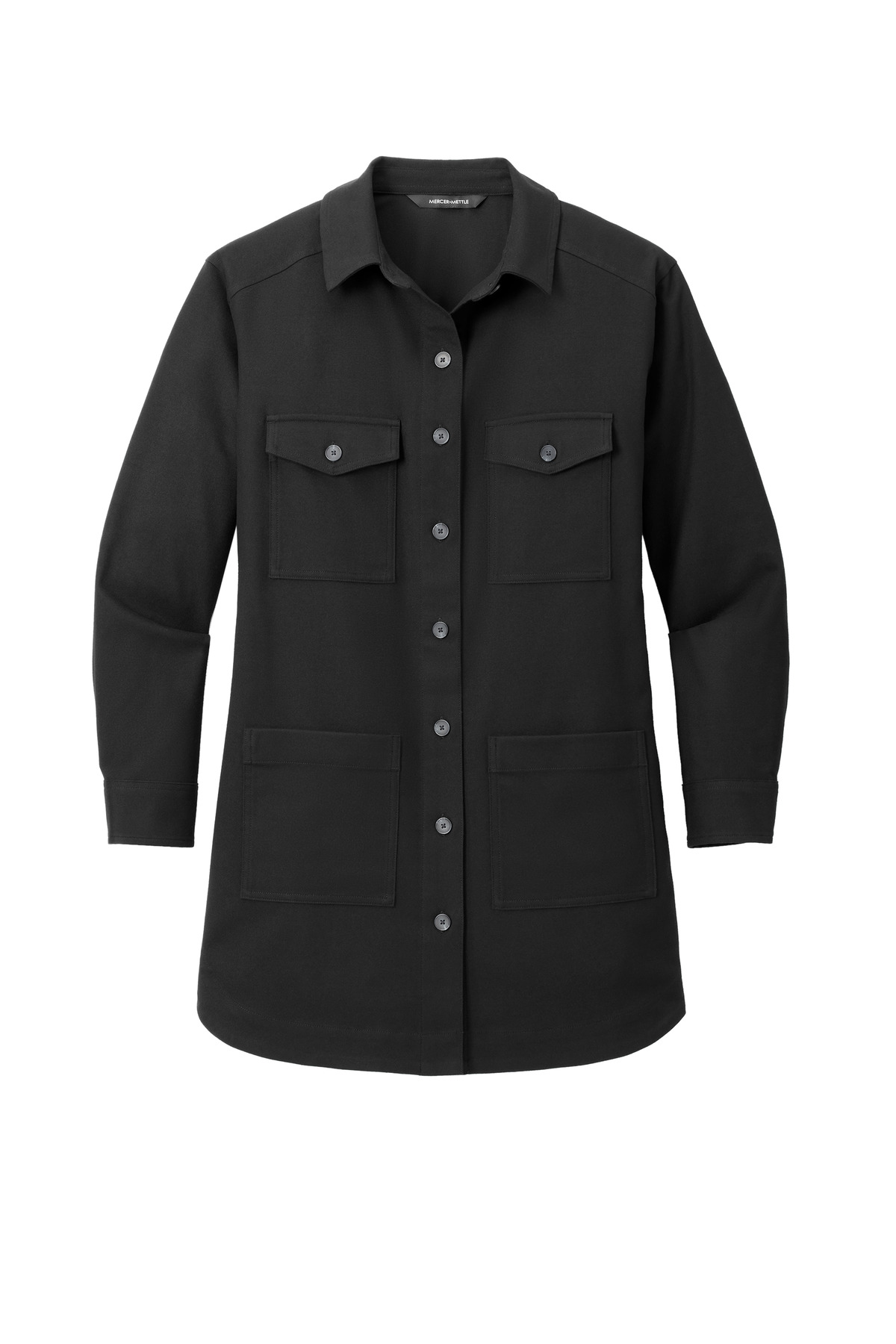 Mercer+Mettle Women's Long Sleeve Twill Overshirt MM2021 13