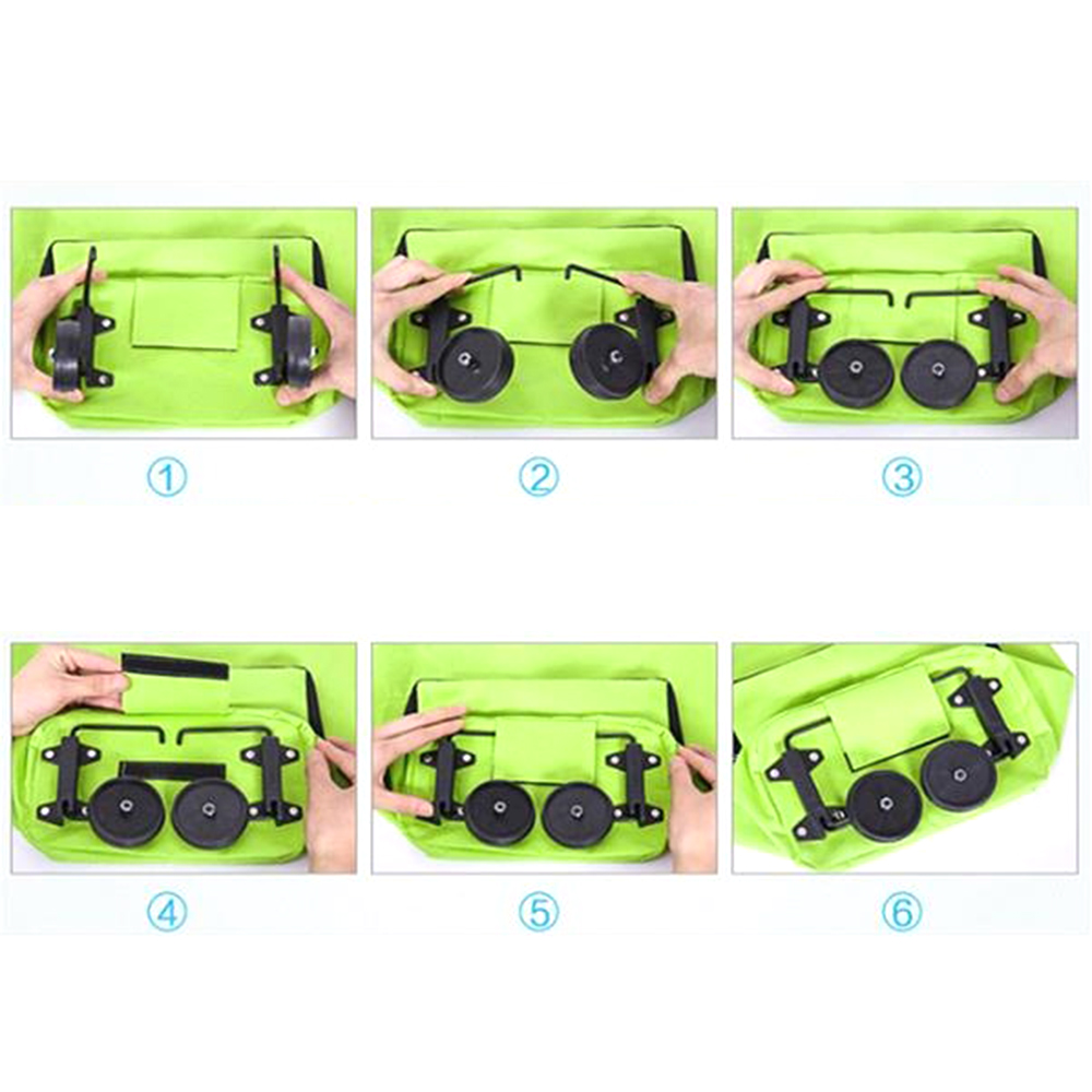 Tug pack folding portable shopping cart 6