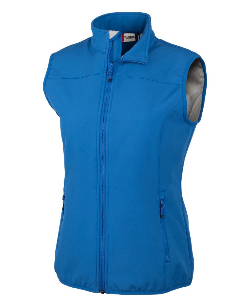 Clique Trail Recycled Stretch Softshell Womens Full Zip Vest 16