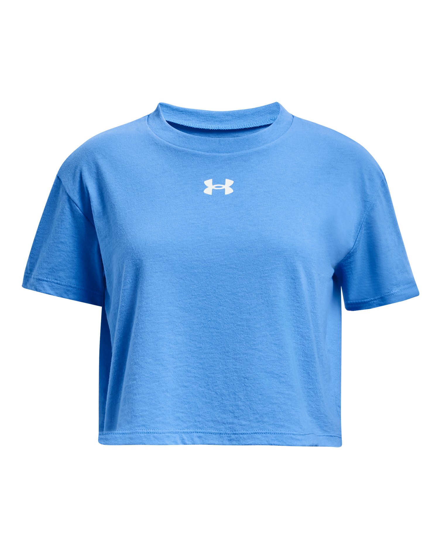 UA Crop Logo Girls' Short Sleeve 2