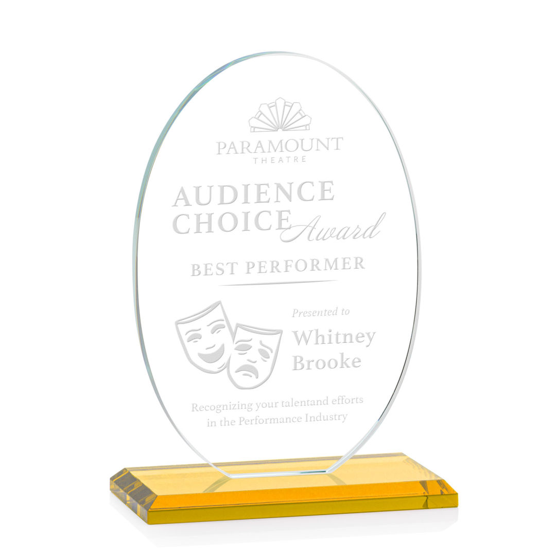 Austin Award (Vert) - Amber