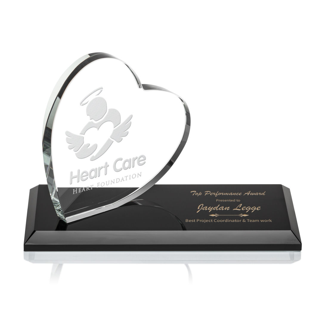 Northam Heart Award - Deep Etch 15