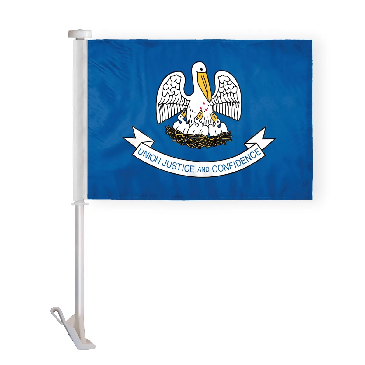 12"x16" & 10.5"x15" Louisiana Car Flags 1