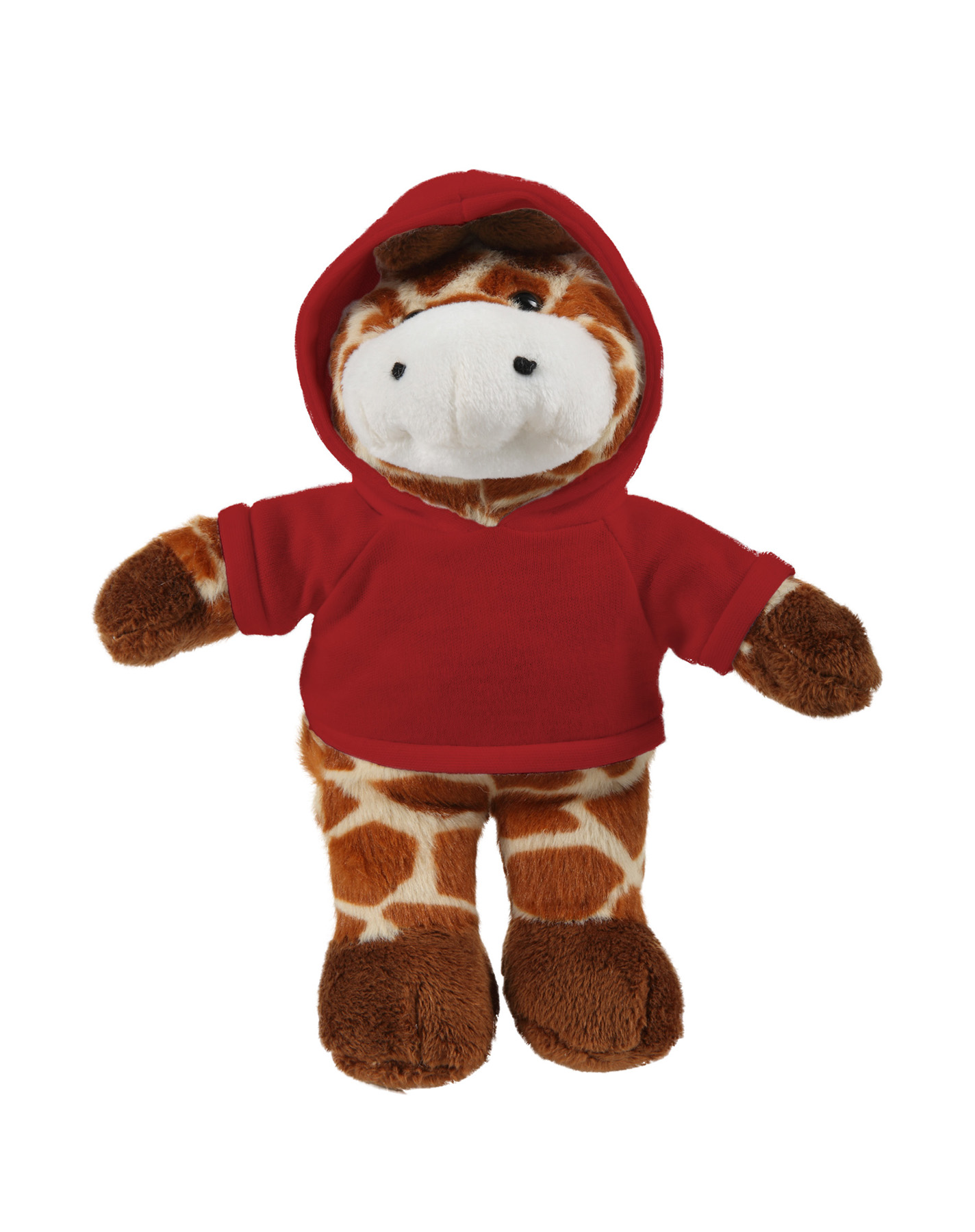 soft plush Giraffe with hoodie 3