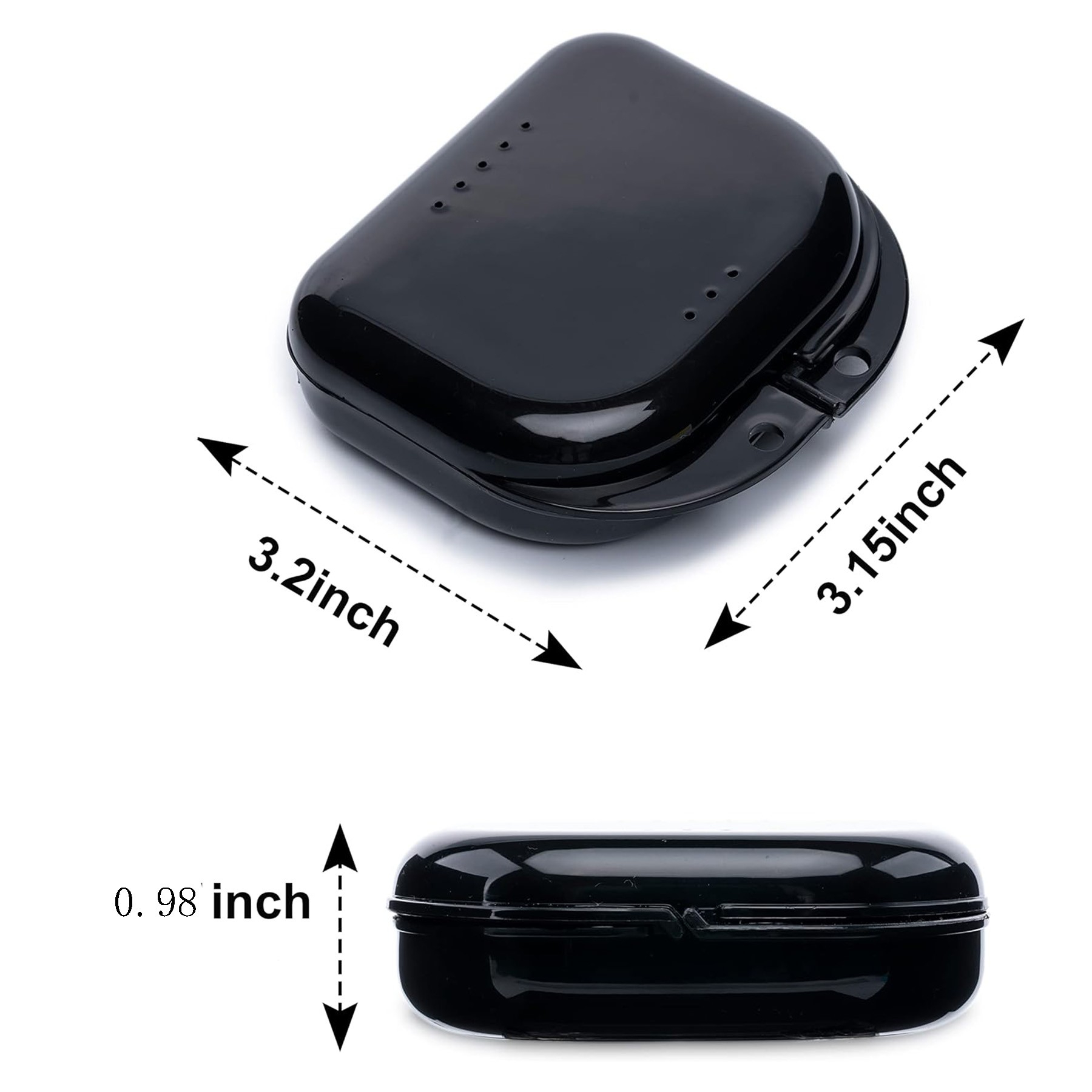 Tight Snap Lock Orthodontic Mouth Guard Case 3