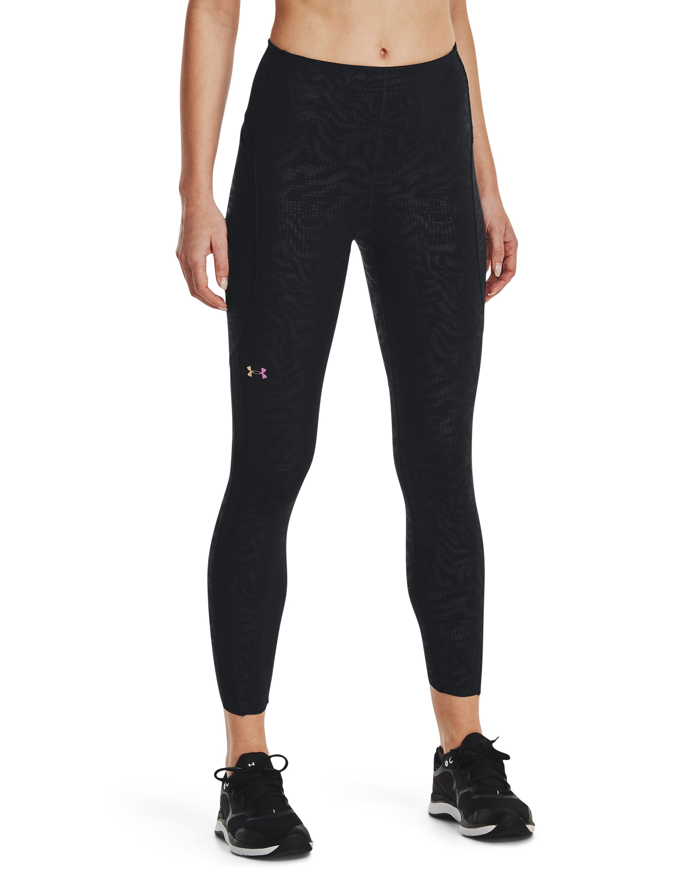 Women's UA RUSH Emboss Perf Leggings 2