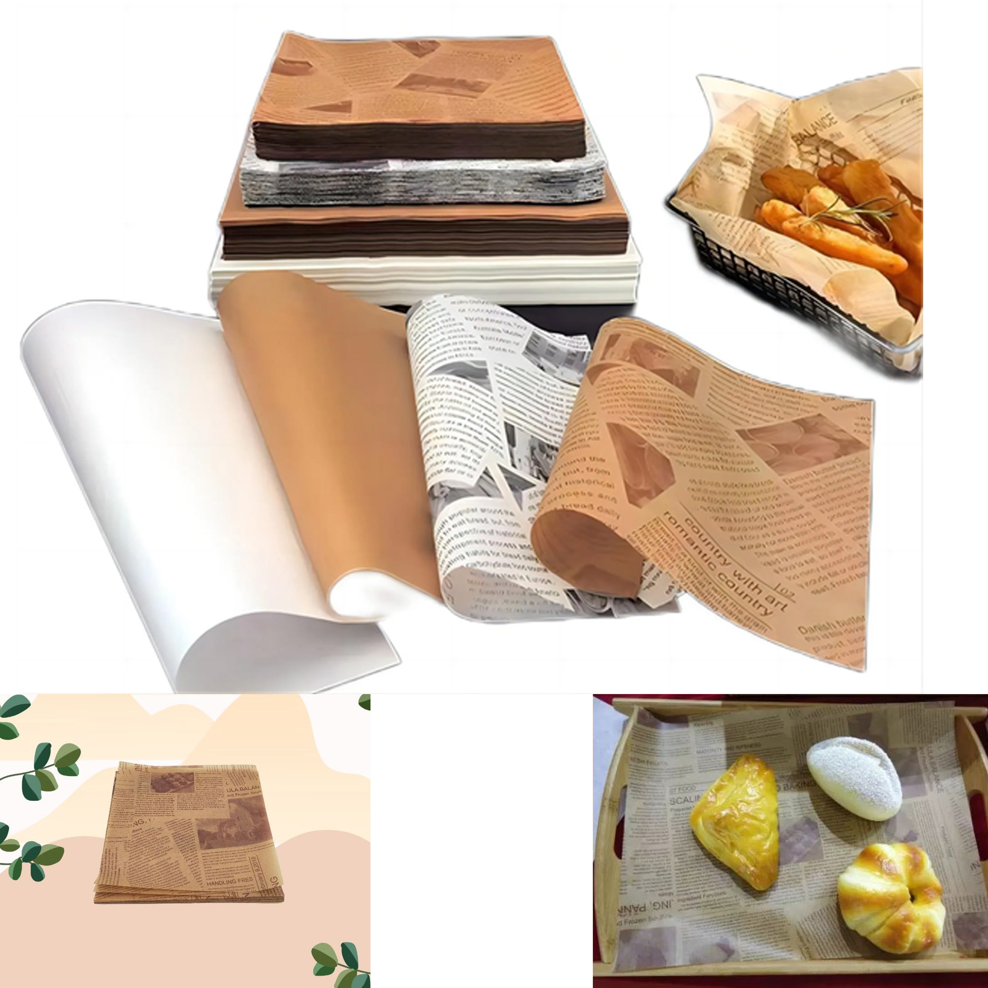 Paper Food Wrap for Burgers 2