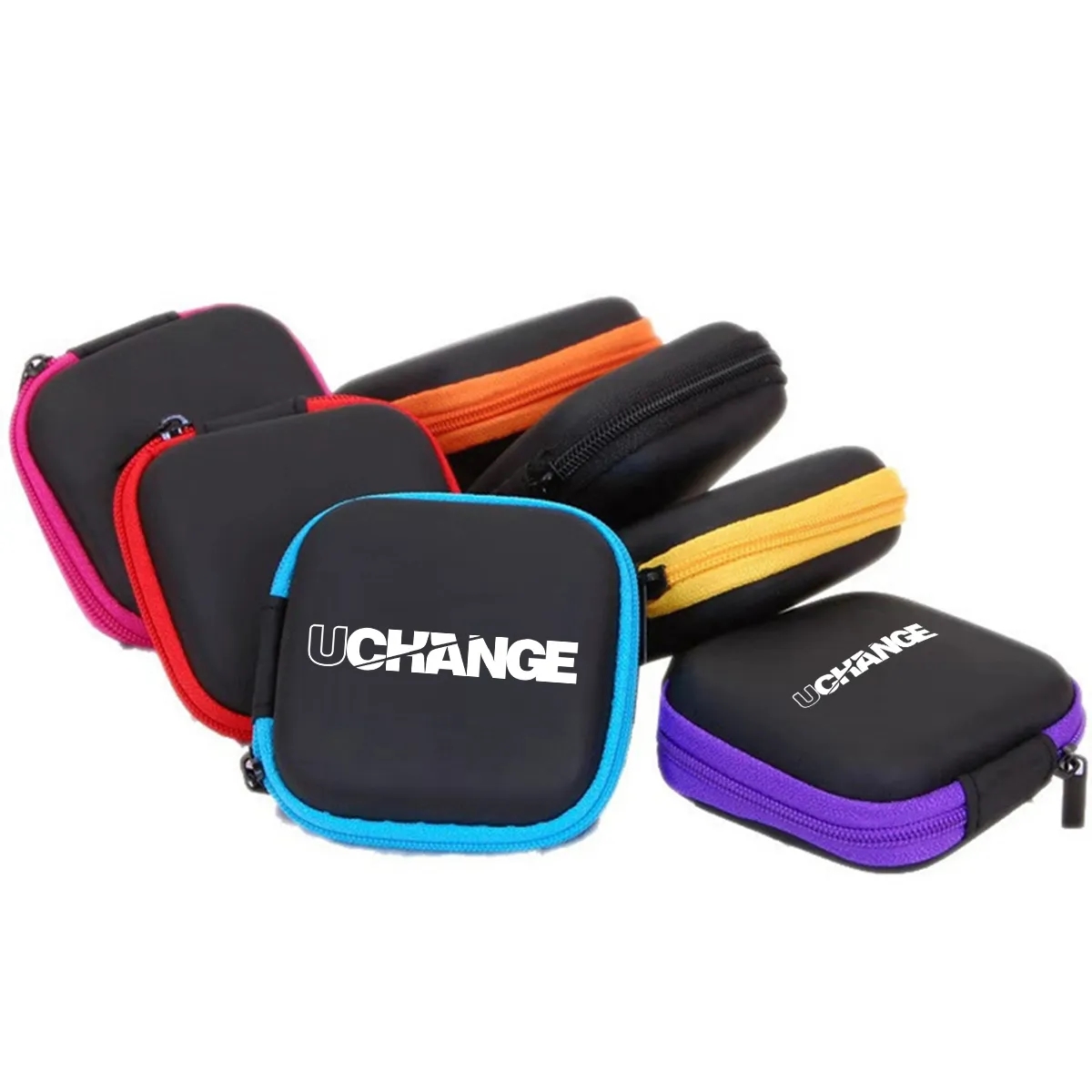 Portable Small Hard Shell EVA Case With Mesh Pocket 7