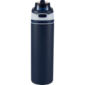 Elvin 28oz Recycled Stainless Flip Straw Bottle, custom water bottle with logo imprint 30