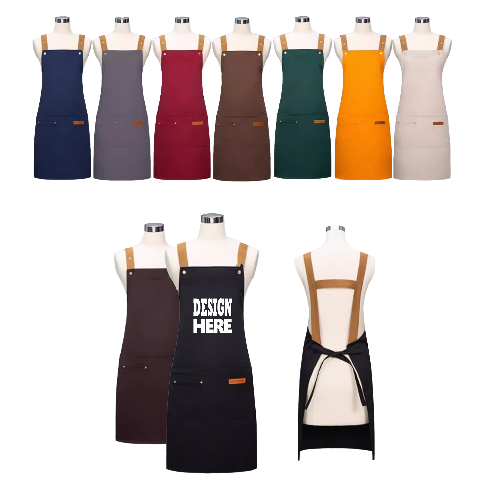 Water-Repellent and Grease-Resistant Apron 2