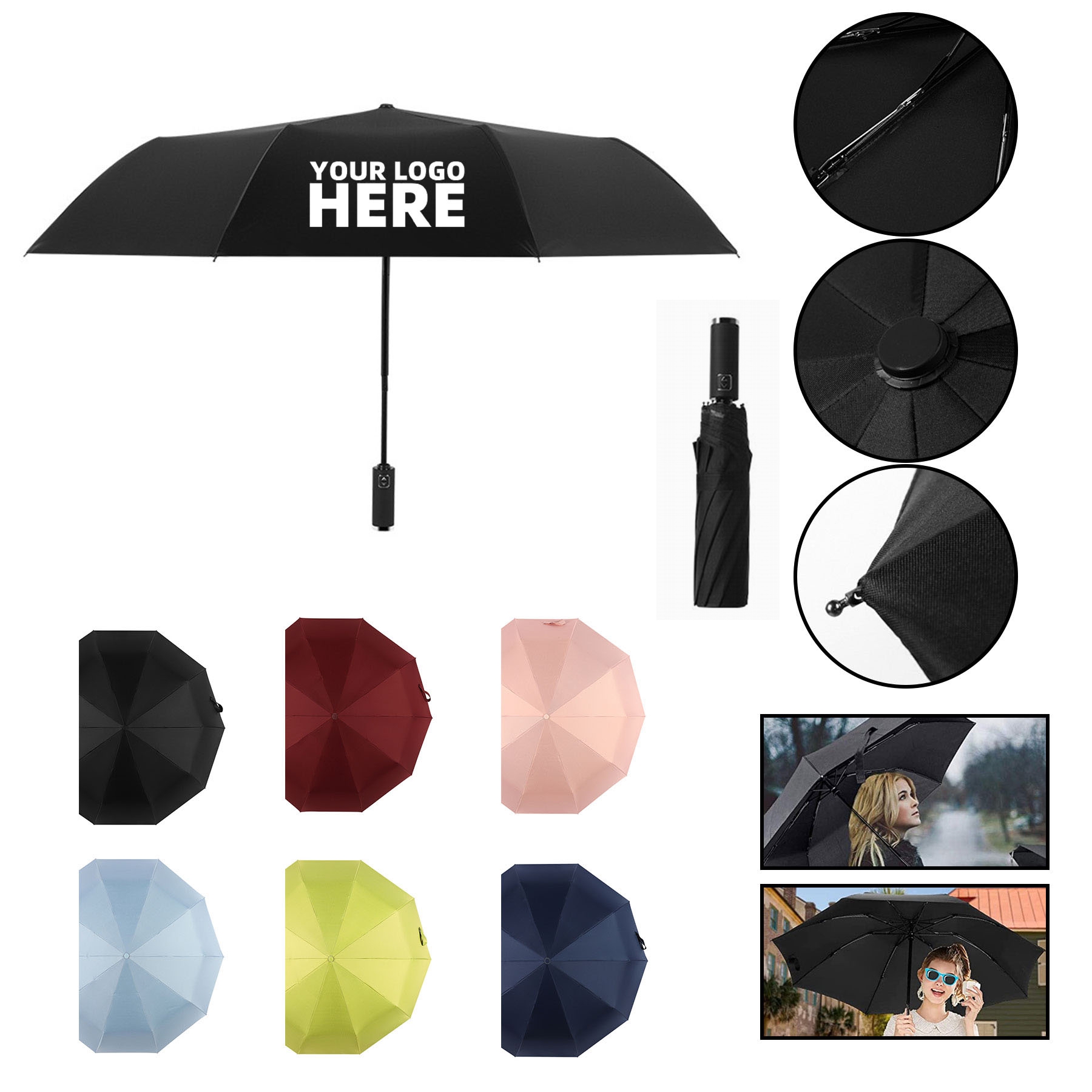 UV Protection Travel Umbrella 2
