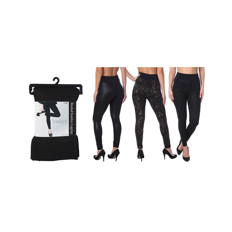 Women's Knit Leggings - Brushed Lining S - XL 2