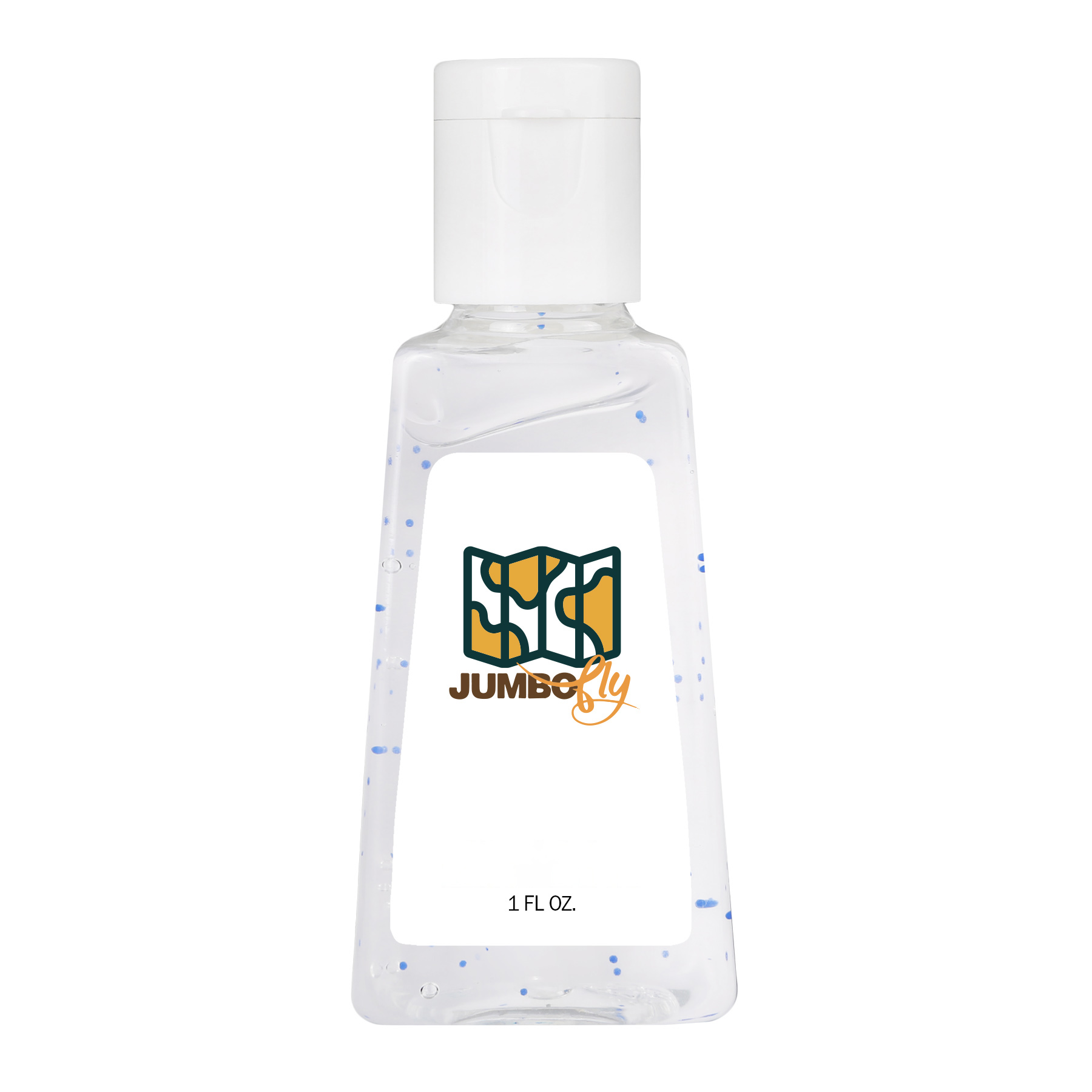 Hand Sanitizer Gel With Moisture Beads: 1 oz Triangle Bottle 2