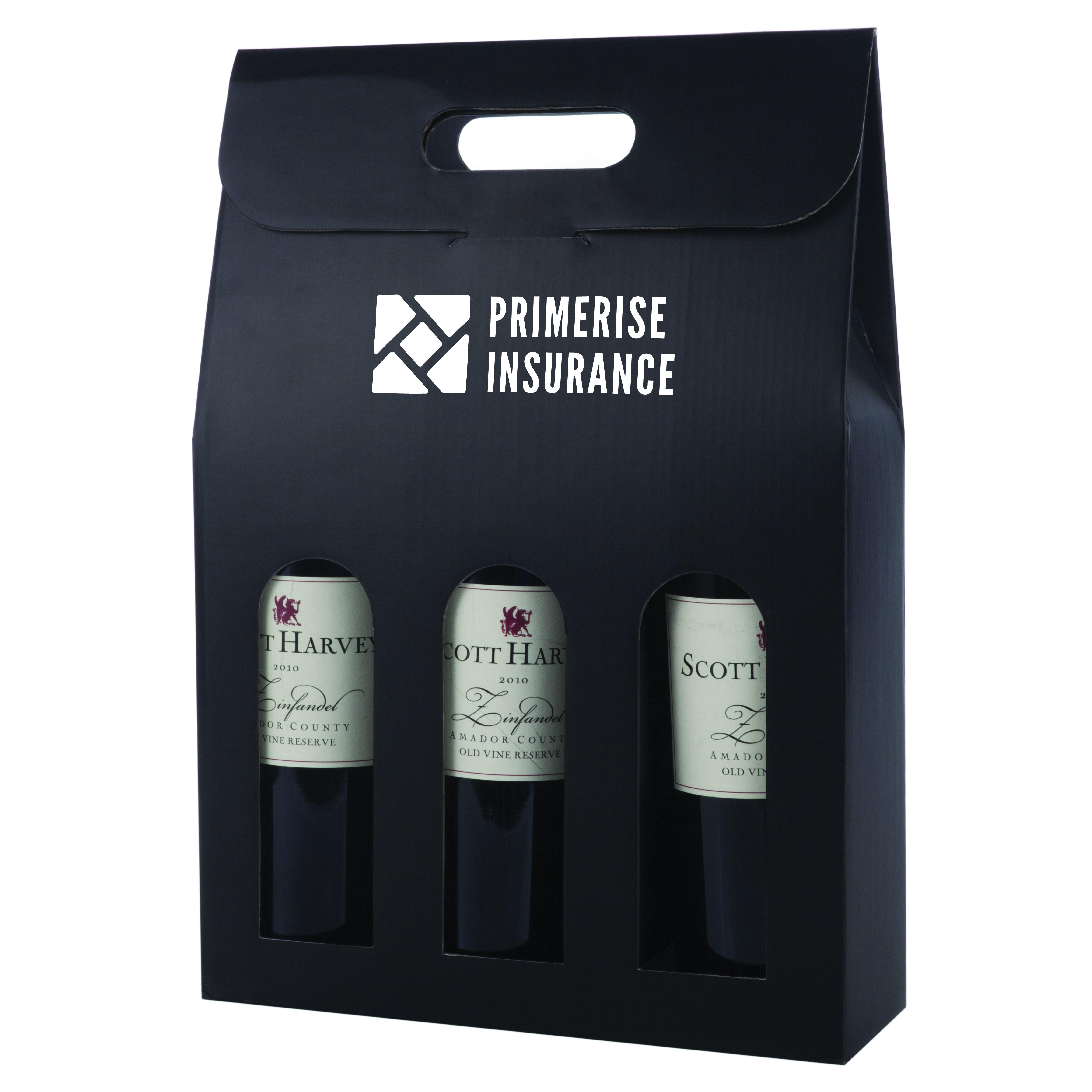 Cakewalk Marketplace: 3-Bottle Wine Carrier Box
