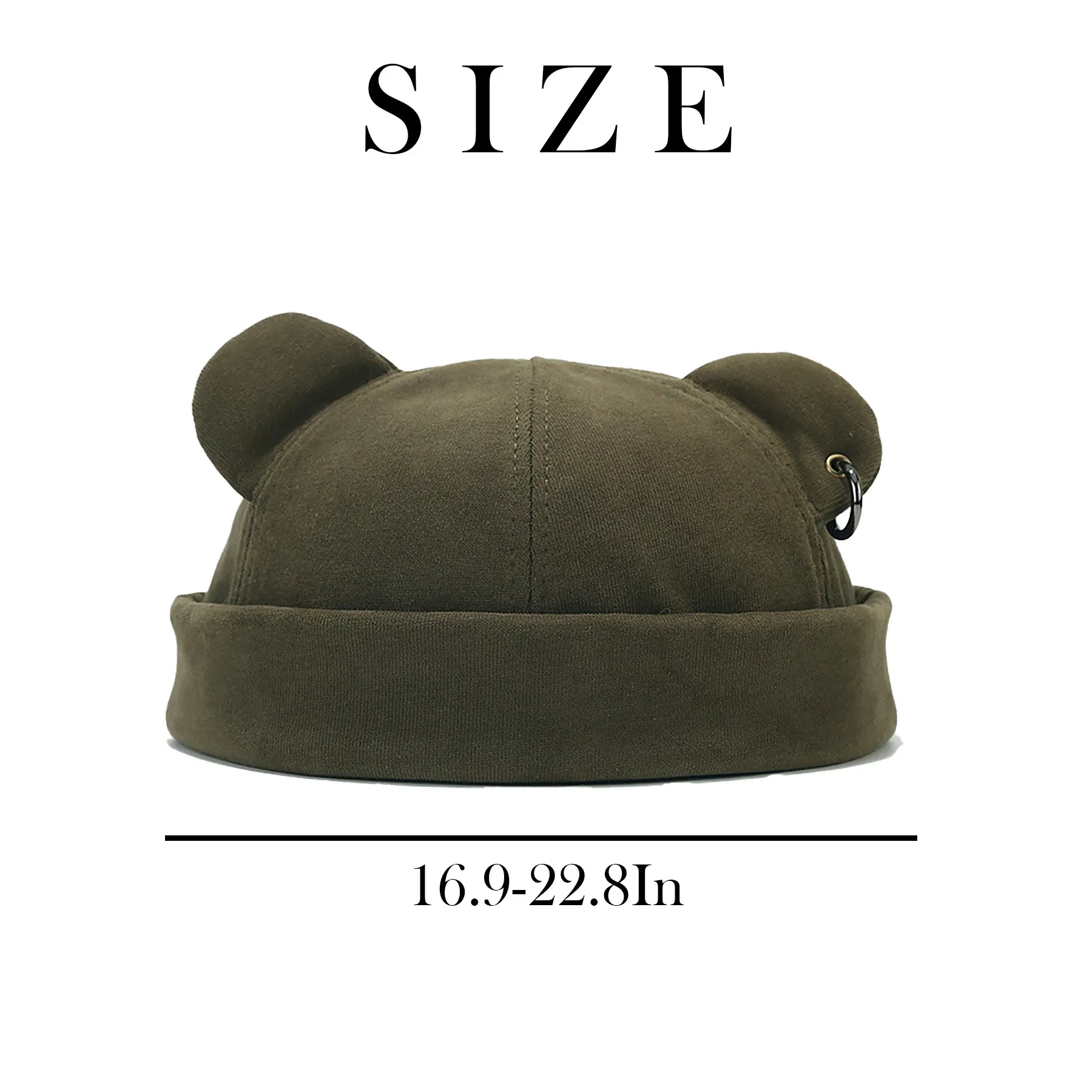 Cotton Brimless Melon Skin Hat 7