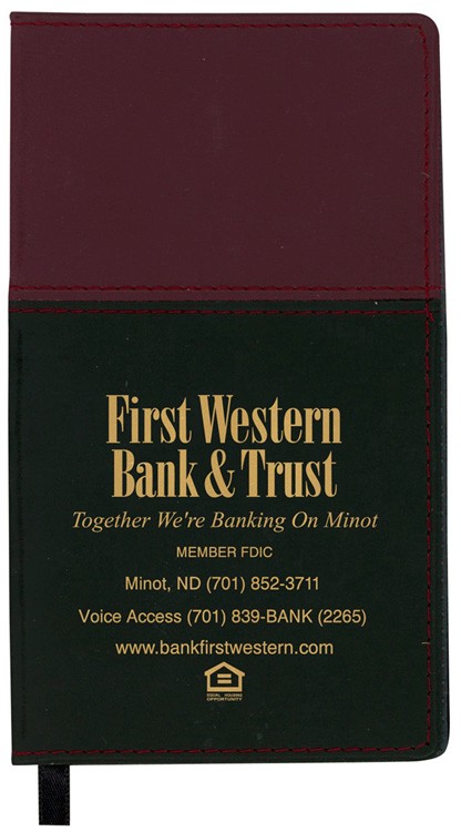 Mystic Series Soft Cover 2 Tone Vinyl Monthly Planner / 2 Color 1