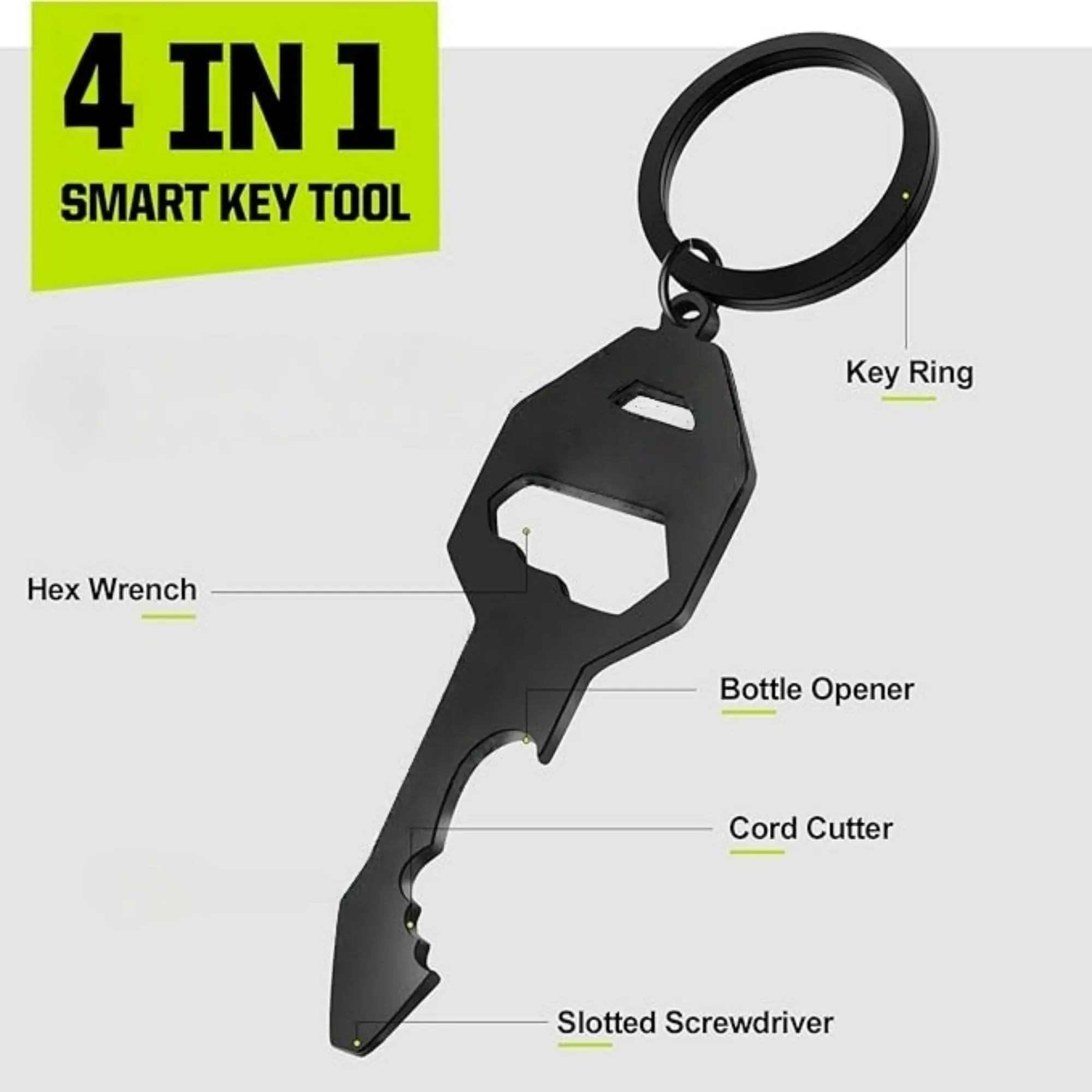 Keychain Multi-tool Bottle Opener Screwdriver 1