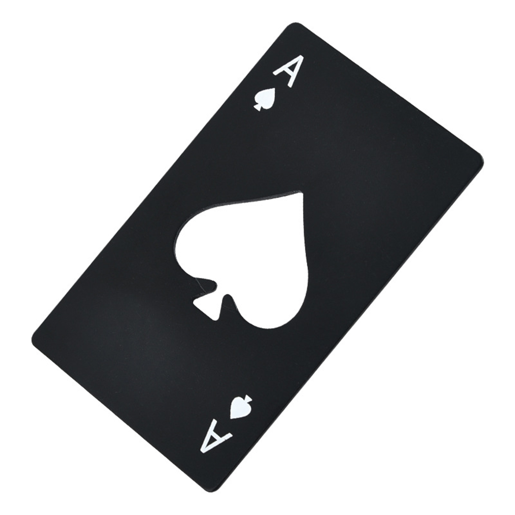 Stainless Steel Ace of Spades Card Bottle Opener 3