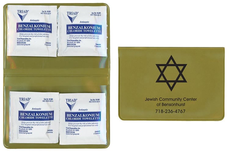 Hand Sanitizer BZK Towelette Kit 5