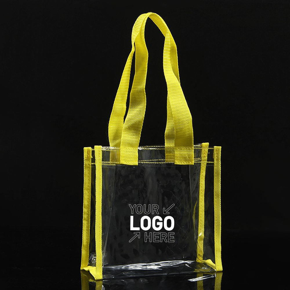 Clear PVC stadium tote bag 5