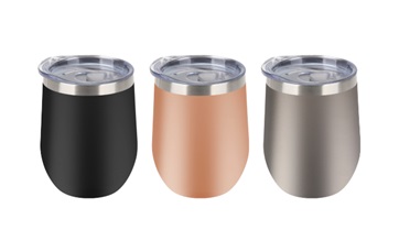 Small talk metallic 300 ml10 oz stainless steel stemless cup 40