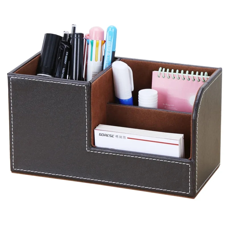 PU Leather Desk Organizer 6