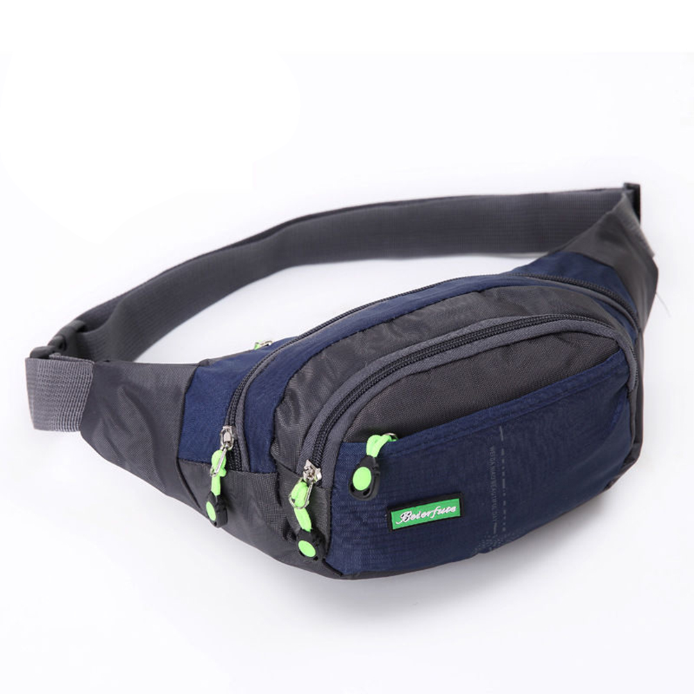 Multifunctional large nylon fanny pack waist bag chest bag 10