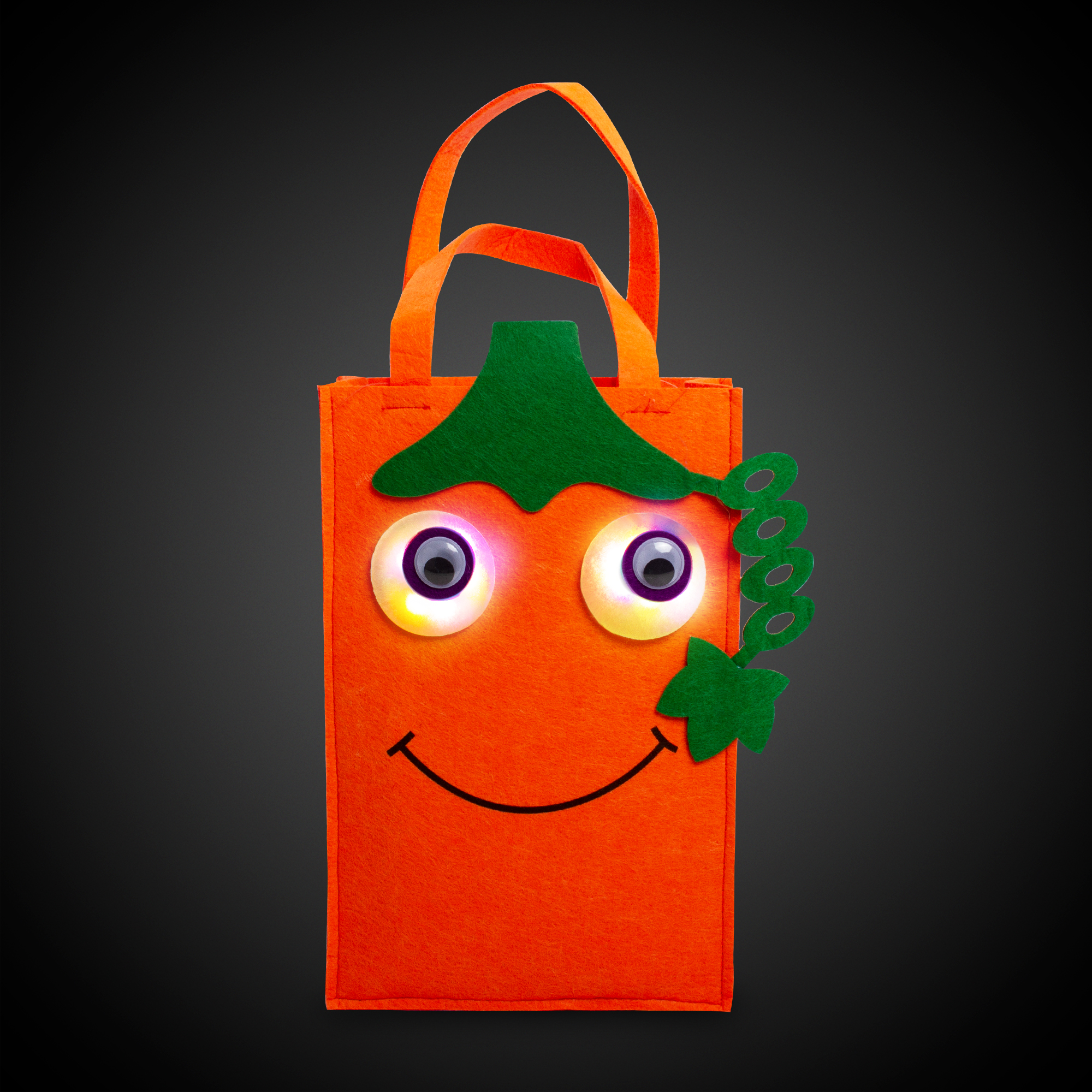 Pumpkin Light Up Trick or Treat Bag(Blank) 3