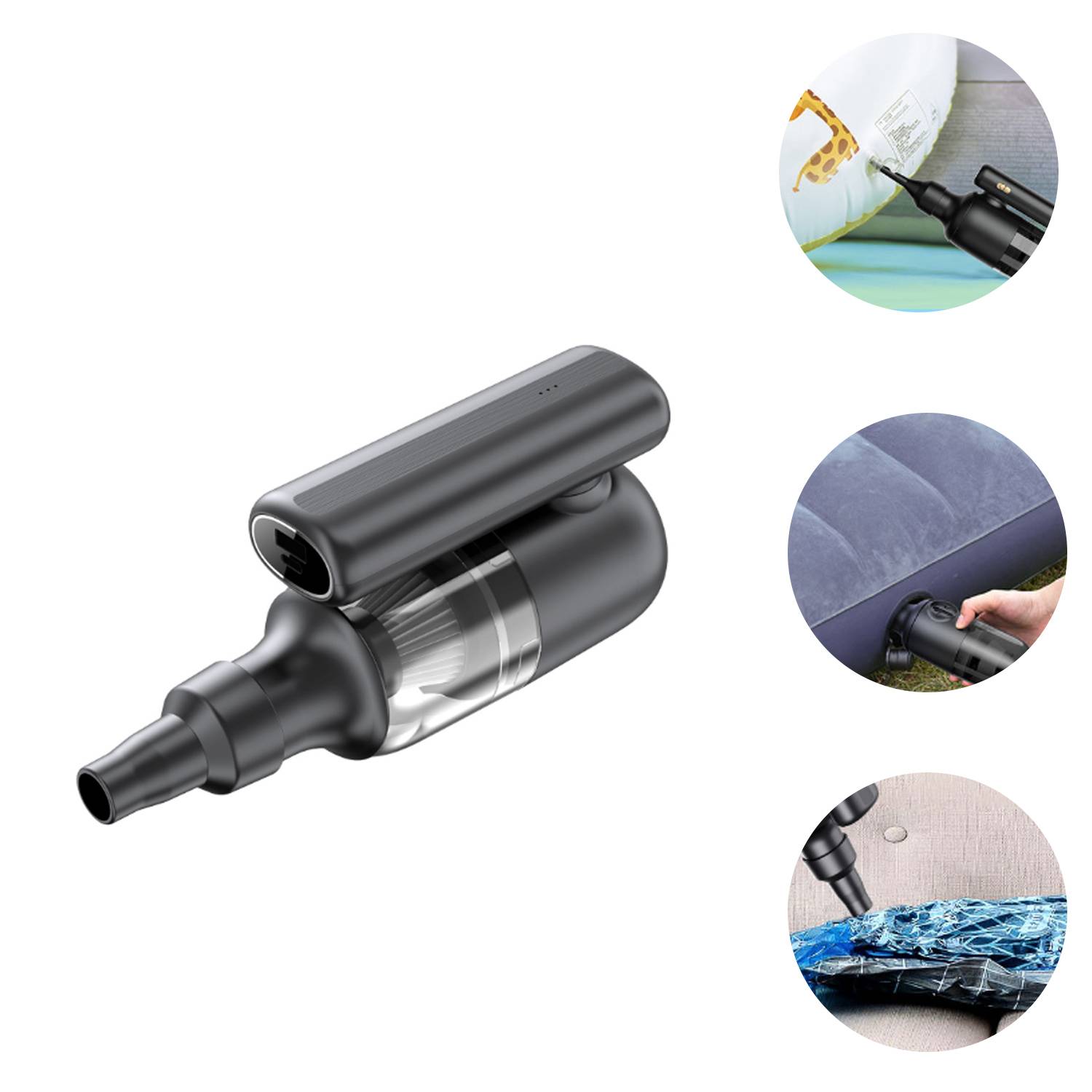 Foldable Mini Cordless Vacuum Cleaner W/ Flashlights 3