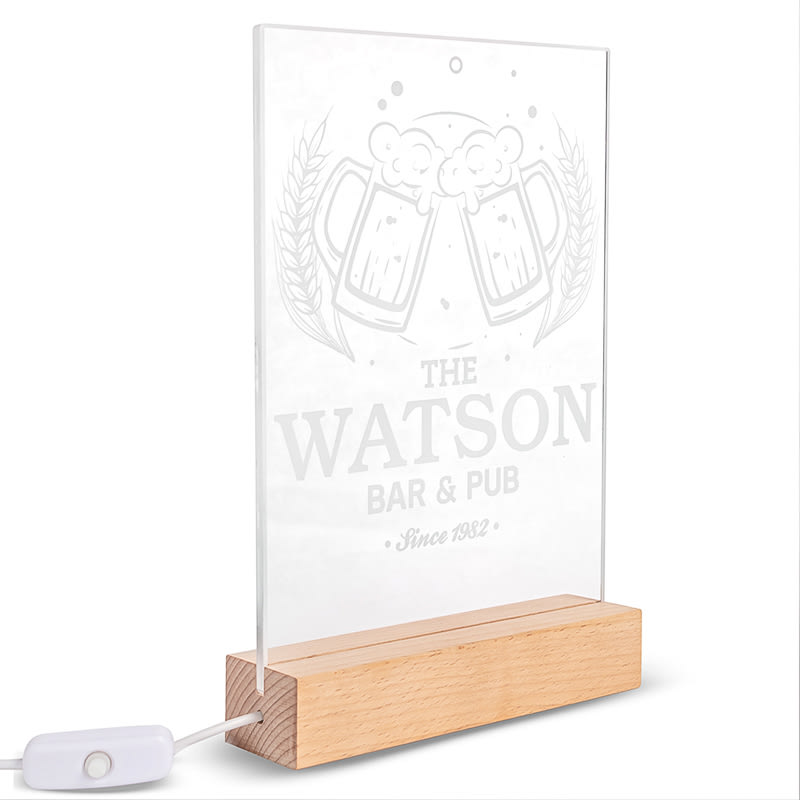 Custom LED Acrylic Light Stands 5