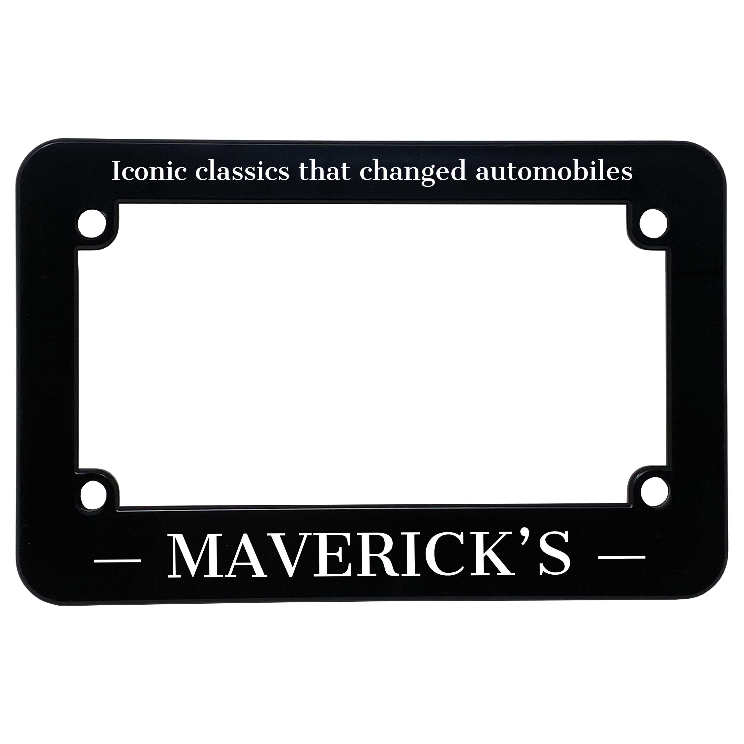 Motorcycle License Plate Frame 3