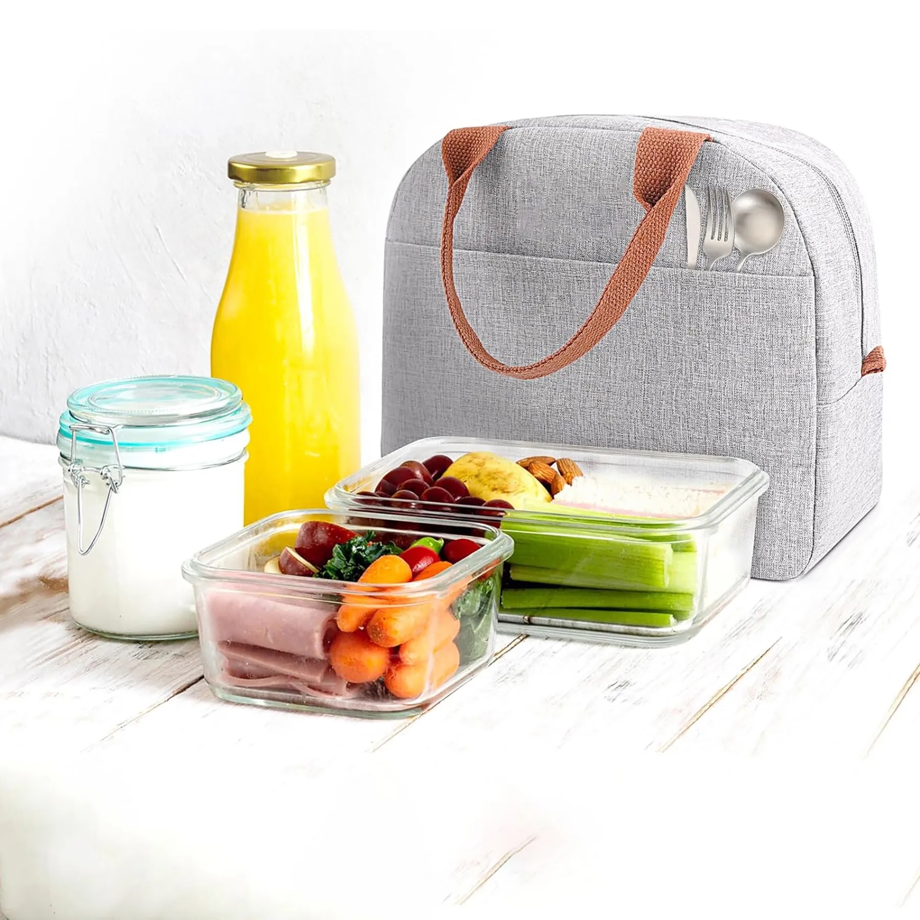 Reusable Large Capacity Lunch Tote Bag 2