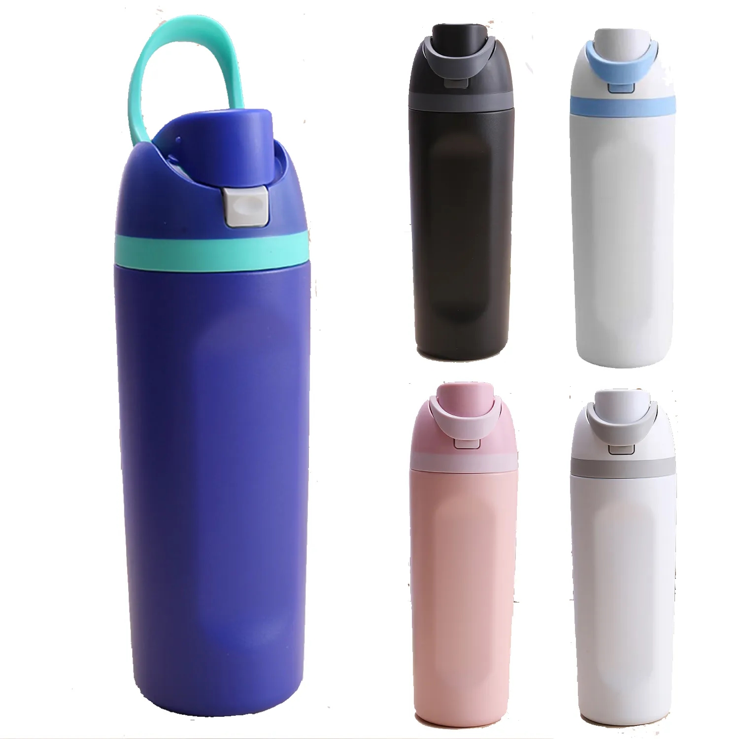 Insulated Stainless Steel Water Bottle with Straw 2