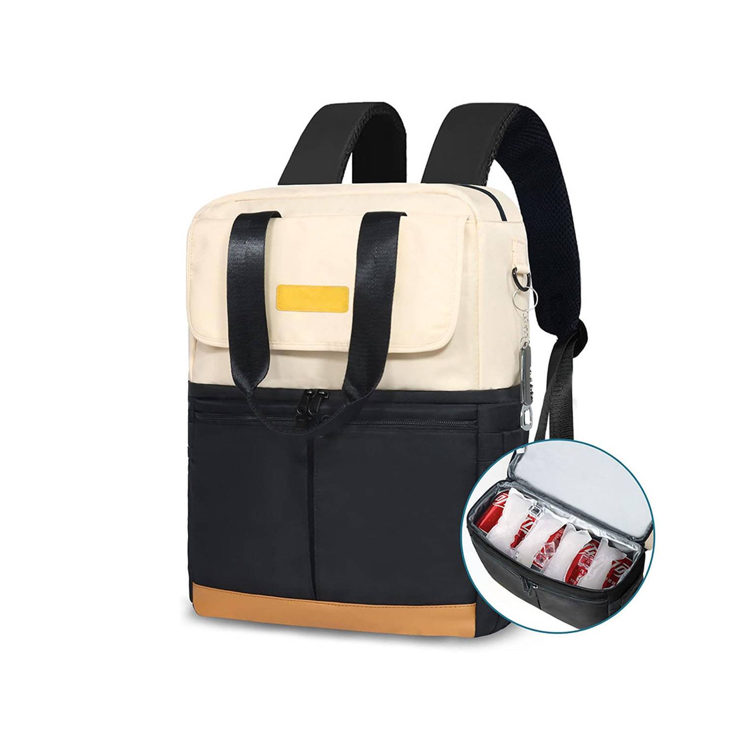 36 Can Waterproof Nylon Cooler Backpack for Picnic 3