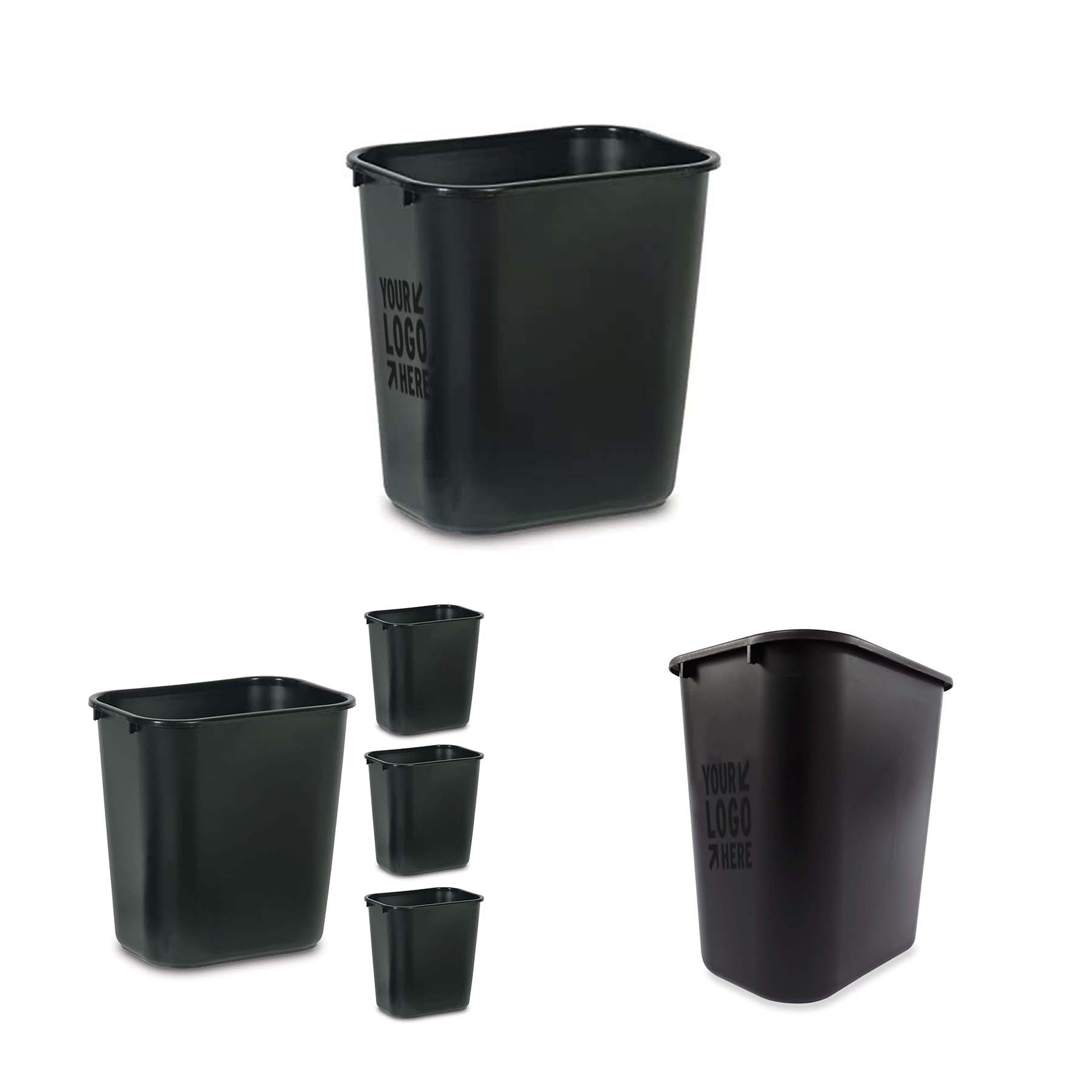Office Plastic Trash Can 3