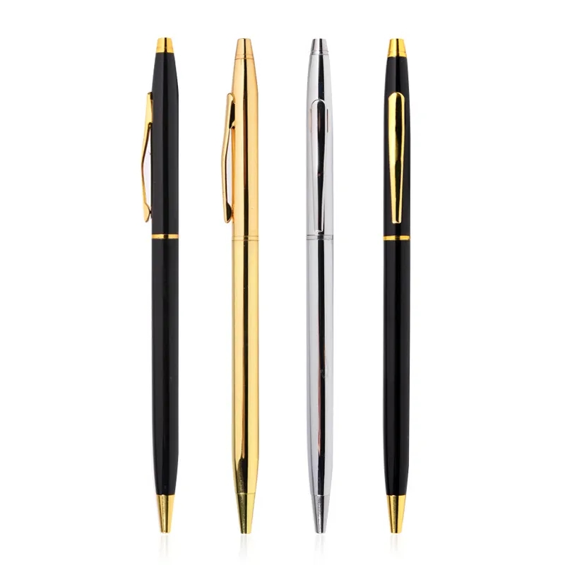 Slim Twist Mechanis Metallic Ballpoint Pens 3
